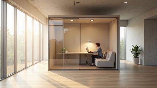Comment une cabine acoustique open space améliore votre concentration
